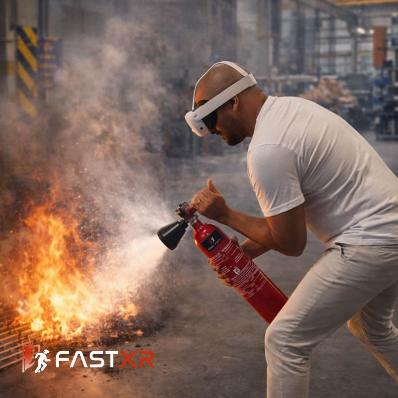 FAST XR Training - Mann in einer Fabrik